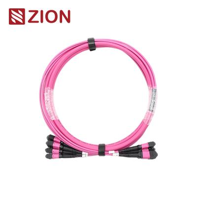 （4*12）48F MTP OM4 Fiber Optic Trunk Cable
