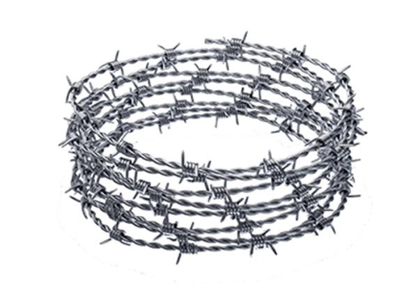 Hot Dipped Galvanized Stainless Steel Concertina Razor Barbed Wire, Pvc Coated Barbed Wire Fence With Customizable