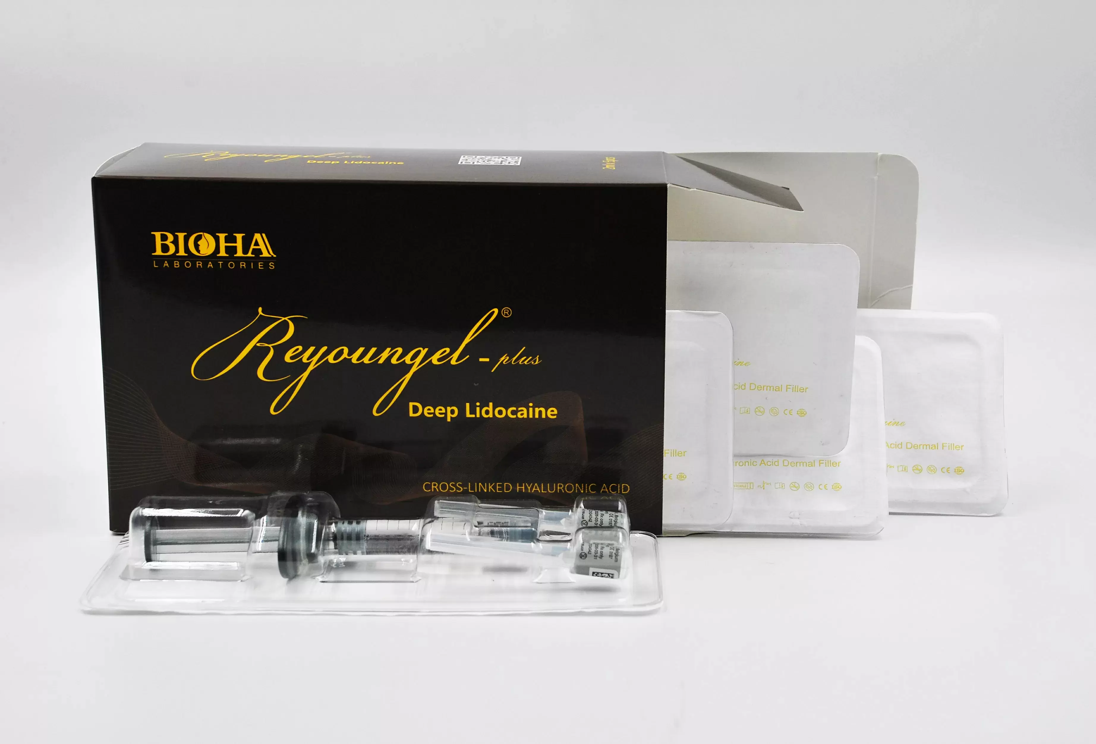 Pure Deep Lido Hyaluronic Acid Dermal Filler Injections 2mlx5pcs