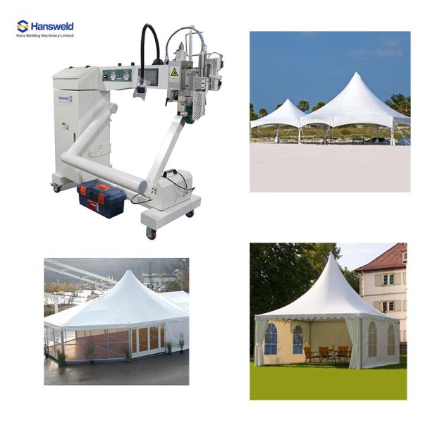 800mm Hot Air Welding Machine Dual Arms Ultrasonic Pvc Welding Machine