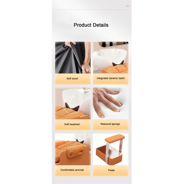 Hydrotherapy Hair Washing Bed for Full Lying Scalp Therapy Thai Massage