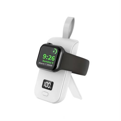 2500mAh Power Bank Carregador sem fio Para Iwatch Carregamento de cabo iPhone Proteção contra sobrecarga