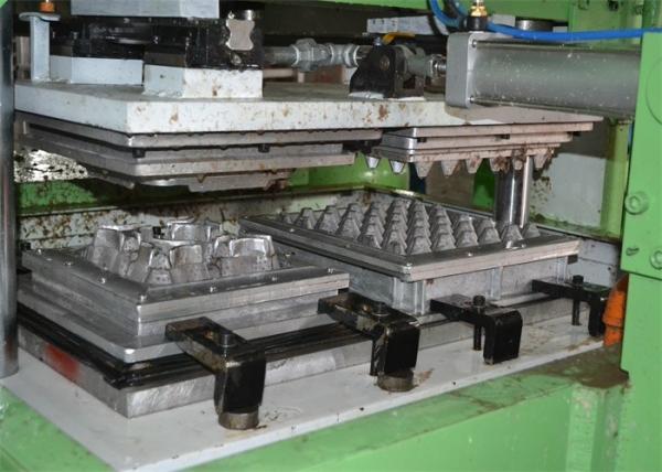Small Capacity Paper Egg Tray Machine With Aluminum Molds Easy Operation