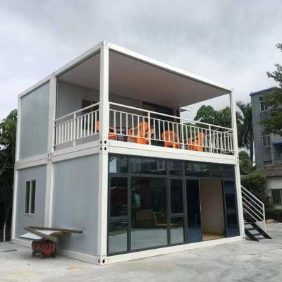 3 casas modulares da casa pré-fabricada da cama 43Sqm
