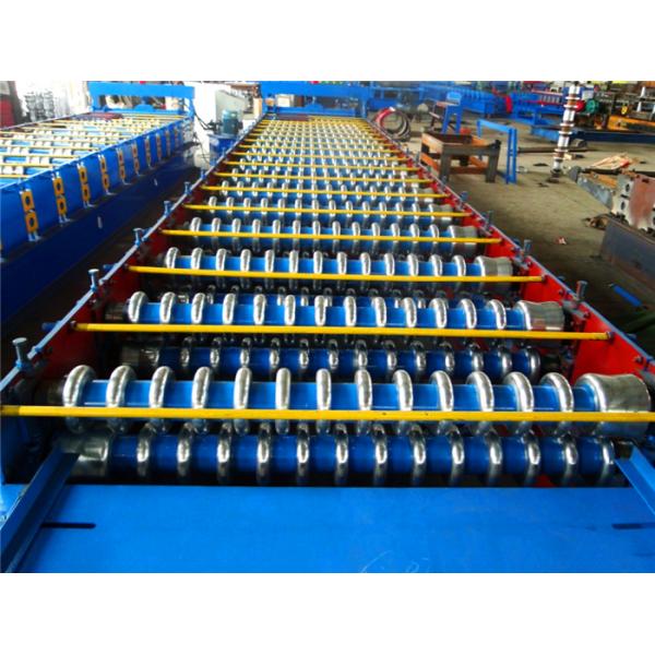 380V / 220V Steel Tile Roll Forming Machine 300 H Steel Welded Machine Frame