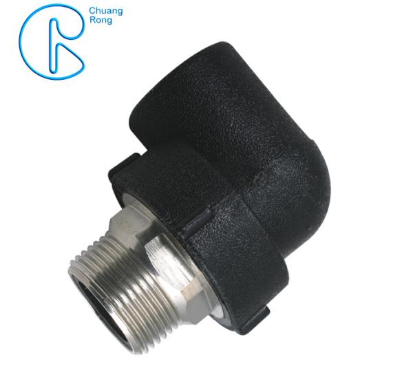 PE100 PN16 SDR11 HDPE Socket Fusion Fittings Male Elbow for Water Supply