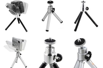 Silver Color Mini Tripod Foot For Camera Projector Wholesale Price