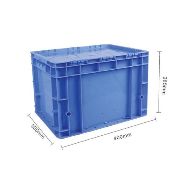 400*300mm Attached Lid 25kg Euro Stacking Containers