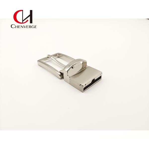 OEM Zinc Alloy Reversible Belt Buckles Replacement Thickness 5mm