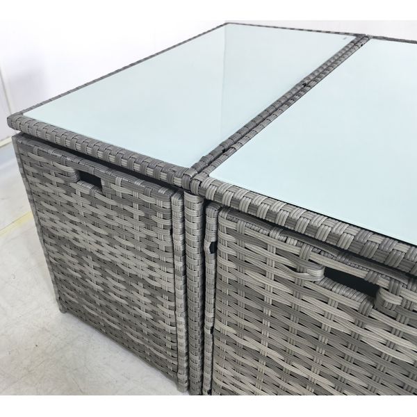 Outdoor Camping Furniture Factory Wholesale Outdoor Patio Garden Furniture Space Saving Dinning Table and Chairs