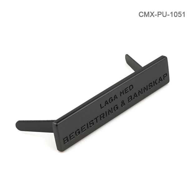 Custom Designer Metal Label And Tag for Handbag Accessory Customized Size