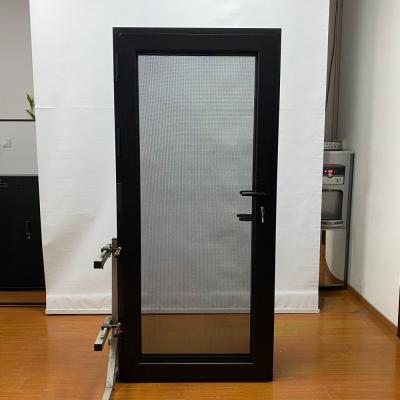 Waterproof Aluminium Hinged Doors Wather Resistant Single Hinged Aluminium Doors