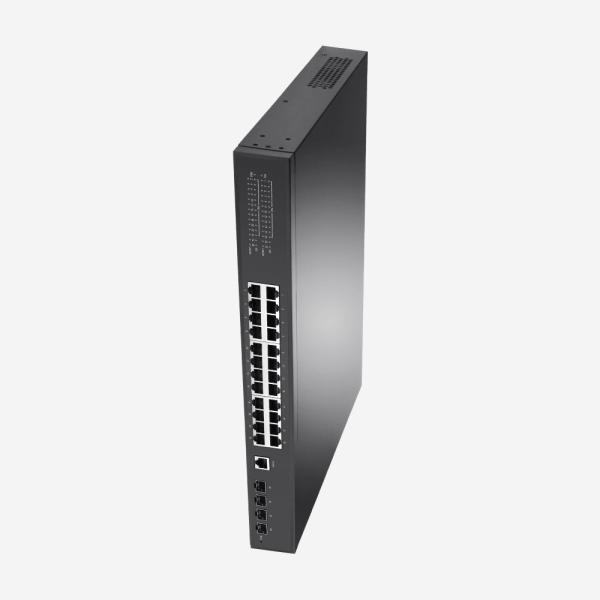 appui de changement IEEE 802.3at 802.3af de capacité du commutateur 128Gbps de Poe de la couche 3 du gigabit 400W