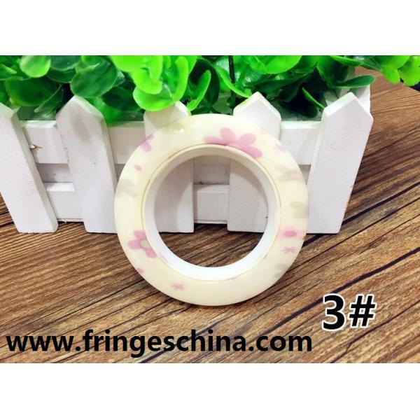 Fashion Prime ABS Plastic Custom Curtain Rings Circles Rod Accessories
