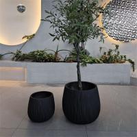 Planteur en fibre d'argile D370*H330mm 7-8 ans Durée de vie à l'intérieur