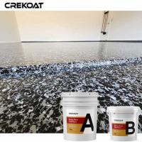 Assoalho de alto brilho do floco da cola Epoxy que reveste a adesão excelente resistente UV