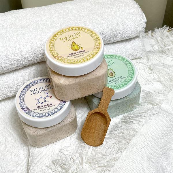 Étiquette privée Sel de mer naturel Scrubs biologiques Sucre Body Scrub Body