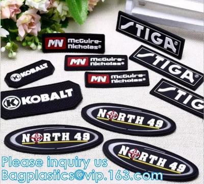 Customize 3D Silicone Patch, Garment Label, Apparel Accessories, Clothing Label Tag, Pvc Patch, Rubber Badge