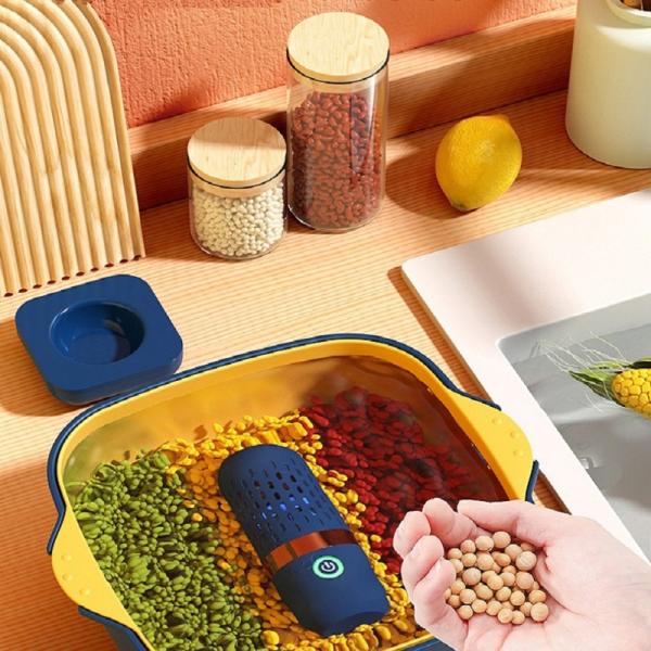 Restaurant Vegetable Cleaner Capsule Shape USB Food Cleaner for Small Fruit and Vegetables
