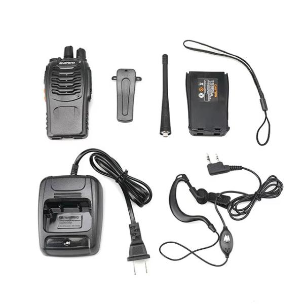 Custom 1-3km Wireless Handheld Walkie Talkie with VOX Function and 8-12km Talk Range