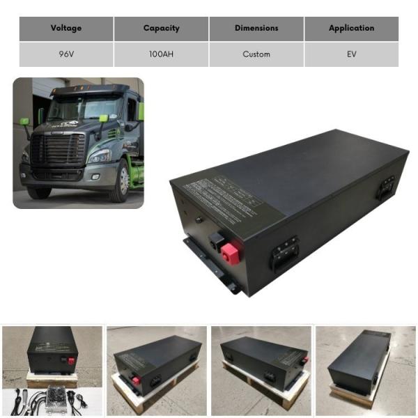 OEM Lithium Truck Battery 96v 100AH 200AH Li Ion EV Battery 6000 Deep Cycles