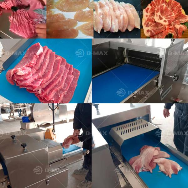Easy Operation Meat Slicer Beef Pork Chicken Breast Jerky and Fresh Meat Cutting Machine