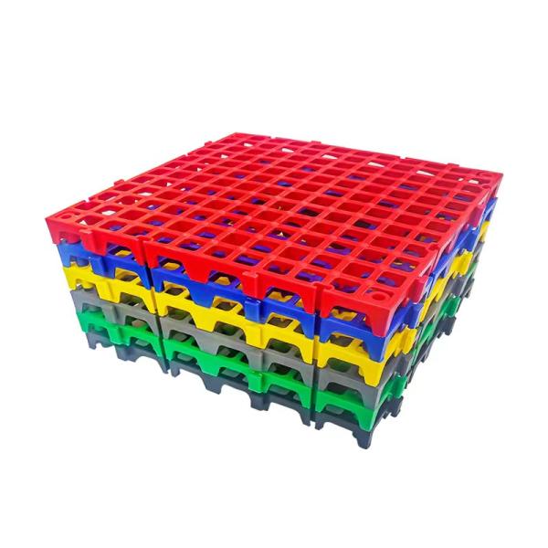 Rigid Interlocking Garage Floor Tiles for Car Detailing Shop Dirt Resistant Function