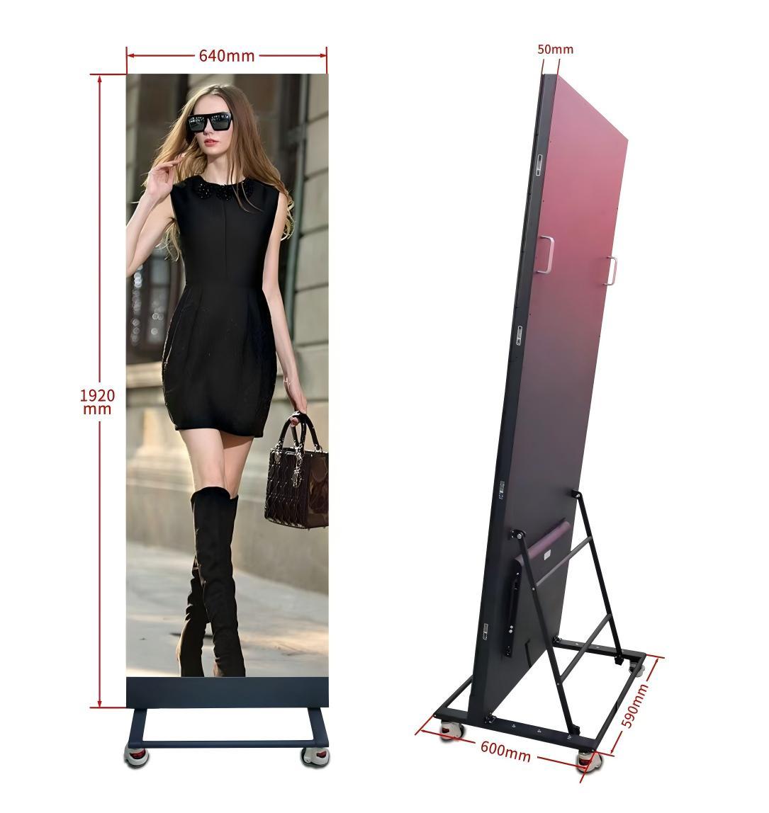 New LED poster display/ultra light poster LED screen