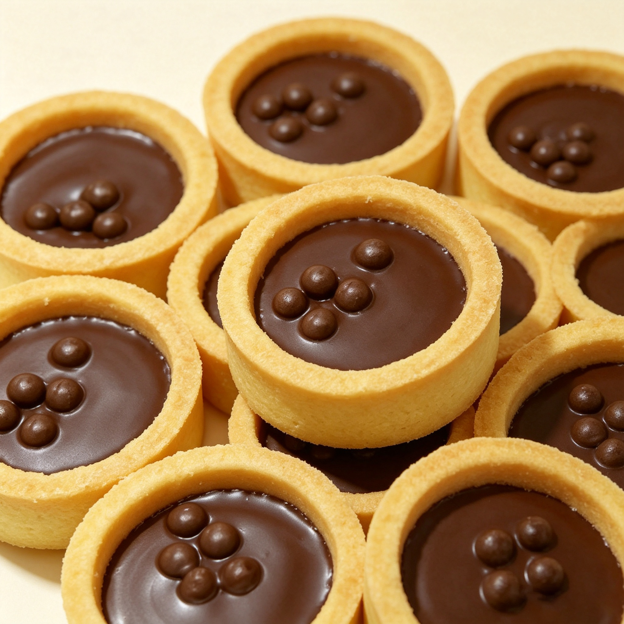 Leisure Snack Cocoa‑Flavored Filled Cookies Moderate Sweet Taste