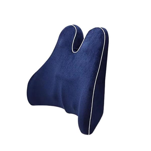 Ergonomic Office Seat Back Support Massage Pillow Knitted and Multi Kinetic Electric
