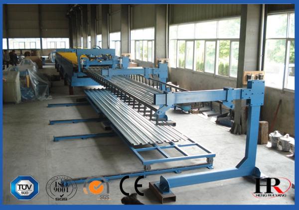 Customized Metal Deck Roll Forming Machine With Mechanical Decoiler
