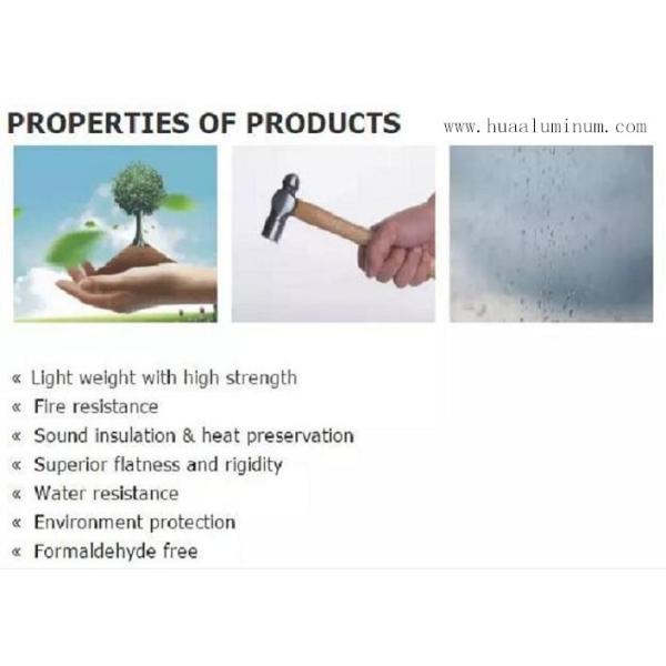 External Red 3600*2400mm Honeycomb Aluminium Panel With PE Coating