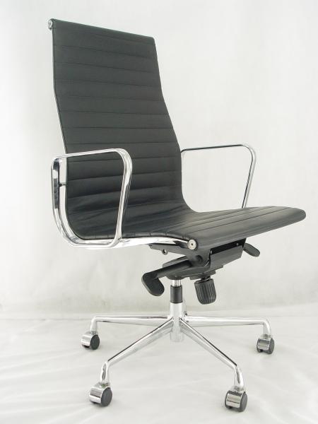 Aluminum Alloy Frame Ergonomic High Back Office Chair With Removable Armrests