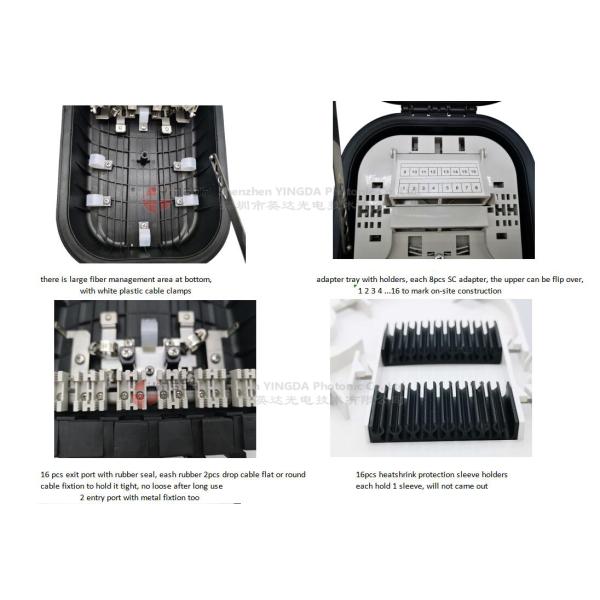 Optical Terminal Closure Fiber Optic Junction Box OCT-16B Nap FDB0216B Pole Mount