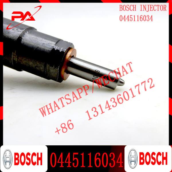 Original Piezo Fuel Injector 0445116035 0445116034 for VW 03L130277C 03L130855BX For VW T5 Amarok 2.0 BiTDI