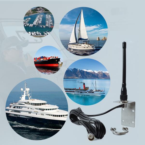 Stubby VHF Marine Antenna Aerial 156-163Mhz Walkie-talkie Antennas for Boat Pontoon Sailboat Yacht Marine Radios