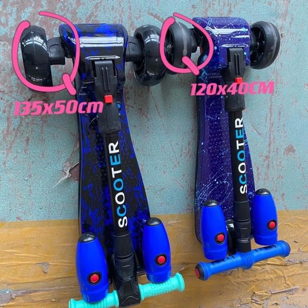 Foldable Type Outdoor Child Toys Best Sale 3 Wheels Kick Scooters Foot Scooters Kids Toys