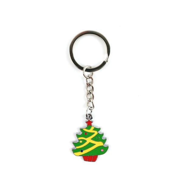 Christmas Themed Soft Enamel Keychain Festive Accessories for Holiday Season