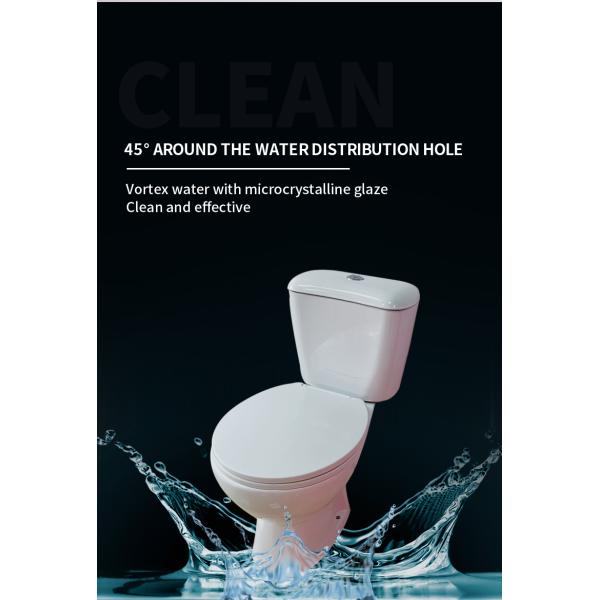 Двойной туалет части кудели керамики 180мм комода ловушки притока 3Л/6Л п п