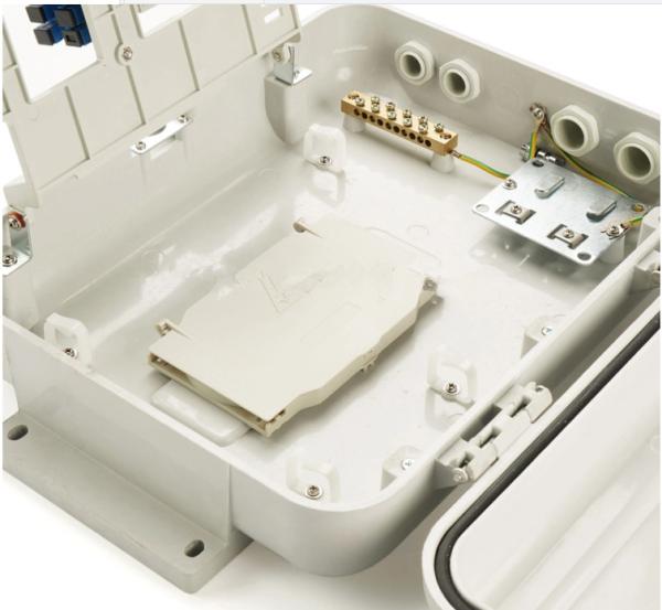IP55 Outdoor FTTH Distribution Box / 24 Core Fiber Optic Cabinet