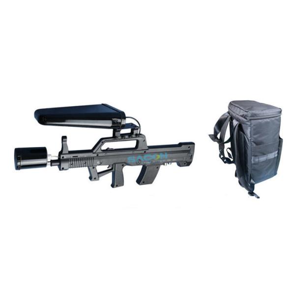 Long Distance Gun Style Anti UAV Jammer with 2000m Jamming Range and GPS, 2.4G, 5.8G Frequency