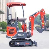Mini excavatrice 1.2T de chenille de vitesse réglable pour des projets à petite échelle