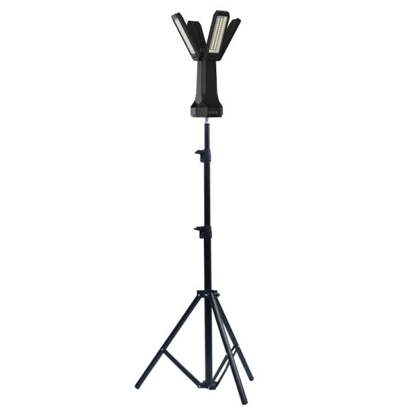 Lighting And Circuitry Design 16000mAh Magnetic Foldable LED Camping Light Four Leaf Lighting Solutions Outdoor Adventures