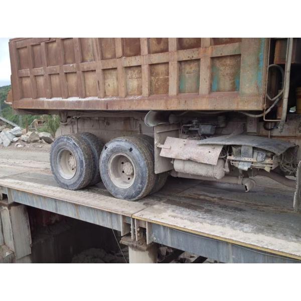 U Beam Structure 50kg Accuracy 120T Mine Truck Weighing Scales