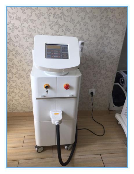 Medical 808nm Alexandrite Laser Hair Removal Machine With 8 Touch Screen