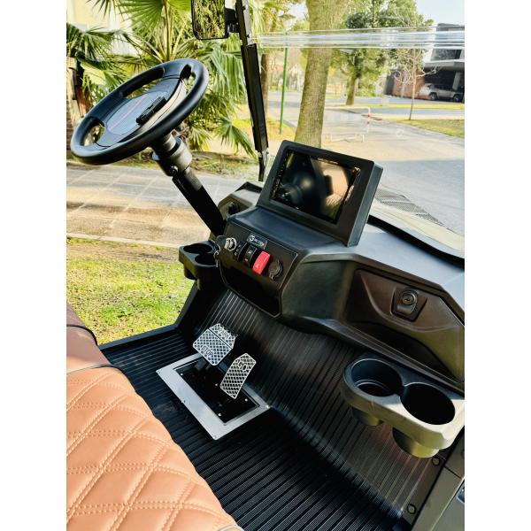 4 кВт 12 дюймовые внедорожные шины с двумя местами электрическая тачка для гольфа литийная батарея с коротким временем зарядки CE одобрен