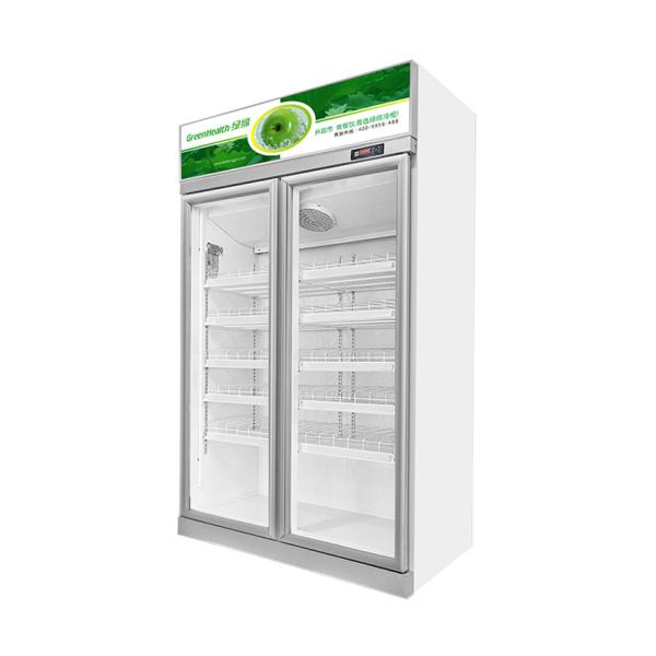 Commercial Double Door Economy Refrigerated Beverage Display Freezer