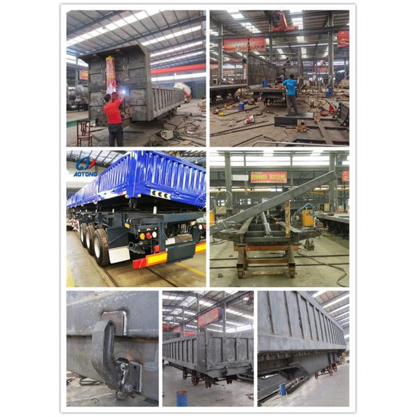 El tren de aterrizaje estándar de 60 metros cúbicos, el tractor lateral hidráulico, el tirador, el semirremolque