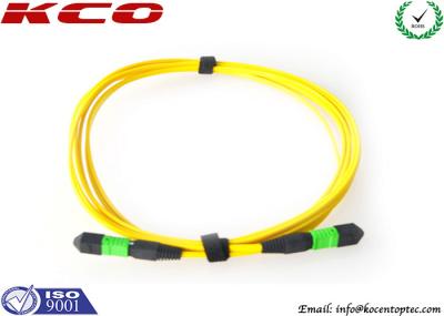 Modo 9 da fibra do cabo da fuga do LAN WAN MPO MTP único/125 12 núcleos 24 núcleos