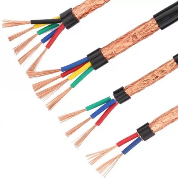 Car Jacket PVC Insulated Flexible Shielded Control Cable for 300/500V Electrical Wire